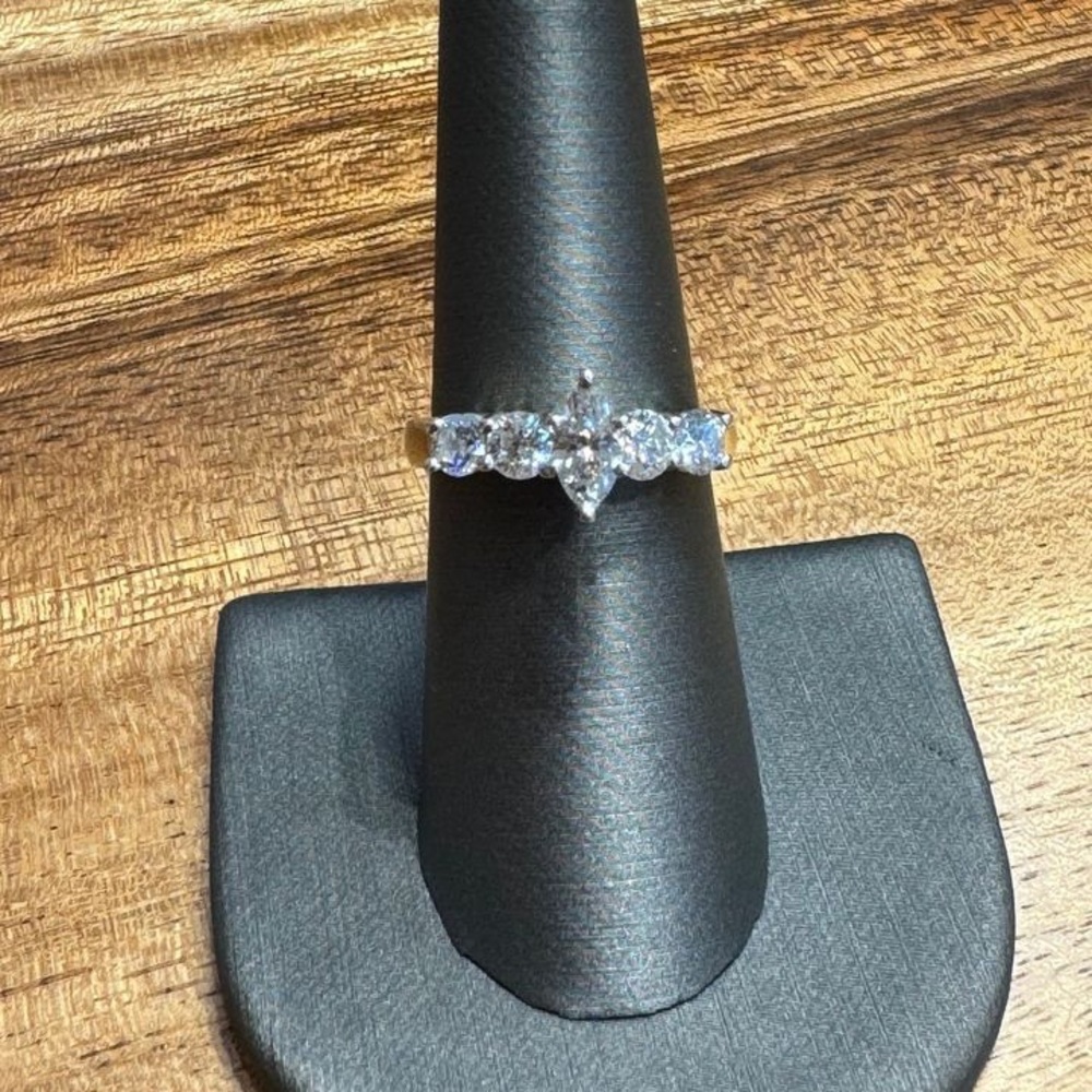 Real Marquise Diamond Ring